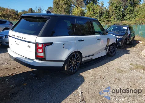 2017 Land Rover Range Rover 5.0L V8 Supercharged из США, поврежденный, VIN SALGS2FE5HA336720
